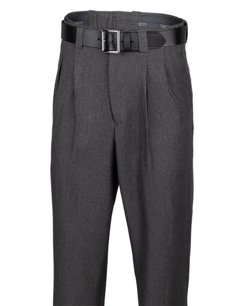 Smitty Charcoal Grey Pleated Base Pants w/Expander Waistband (374B/375C/376P)