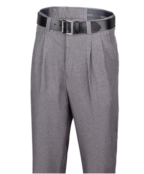 Smitty Heather Grey Pleated Combo Pants w/Expander Waistband (375)